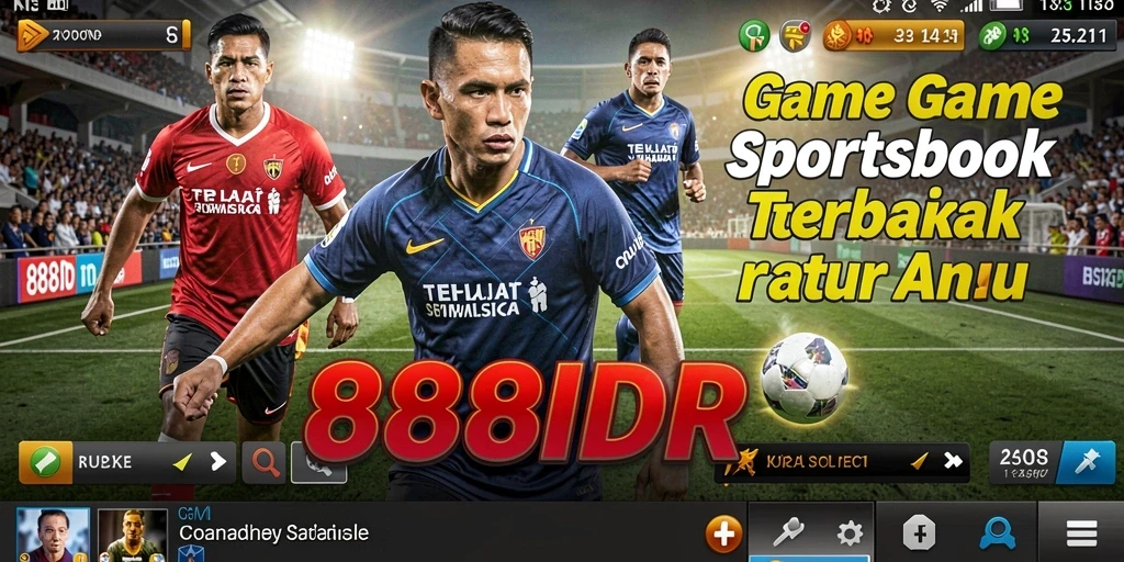 Tampilan gameplay Sportsbook yang menarik di 888IDR.