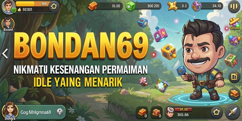 Tampilan gameplay menarik dari BONDAN69 yang penuh warna.