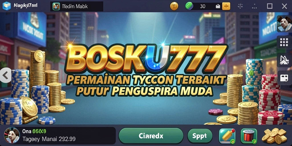 Tampilan gameplay Tycoon yang menarik dan interaktif.