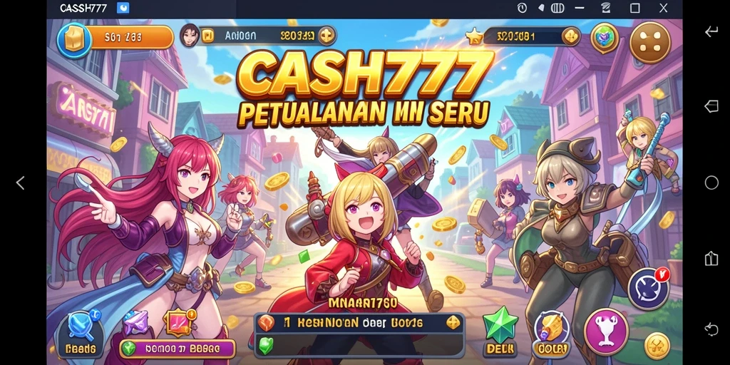 Gameplay CASH777 yang seru dan penuh warna.