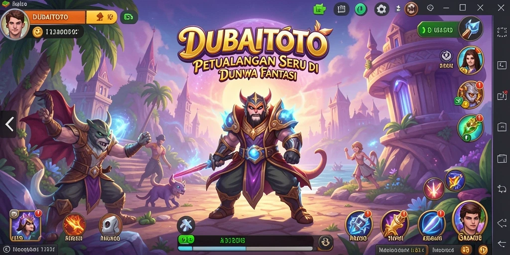 Tampilan gameplay DUBAITOTO yang menegangkan dan penuh petualangan.