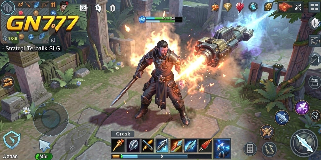 Screenshot gameplay GN777 yang menunjukkan aksi strategi mendebarkan.