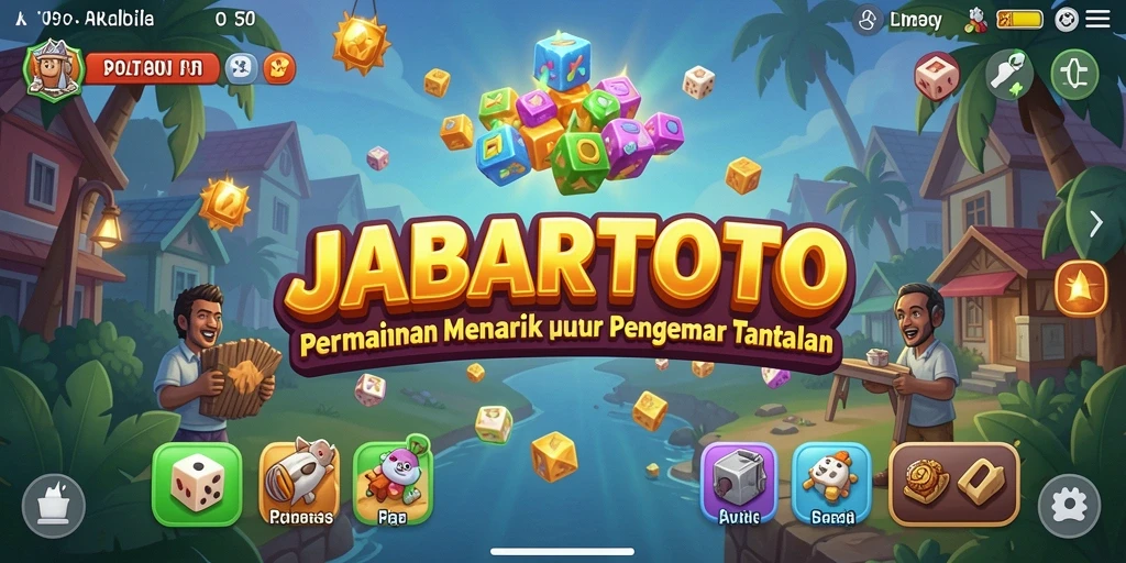 Screenshot utama JABARTOTO menunjukkan gameplay Puzzle yang menantang.