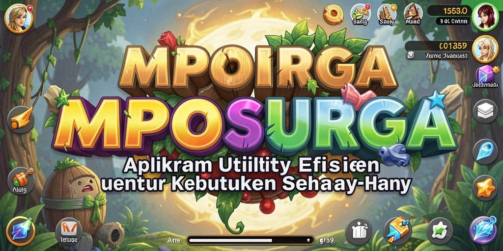 Tampilan utama MPOSURGA dengan fitur utility yang inovatif.