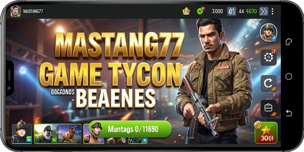 Tampilan menarik dari gameplay MUSTANG77 yang menggambarkan strategi Tycoon.