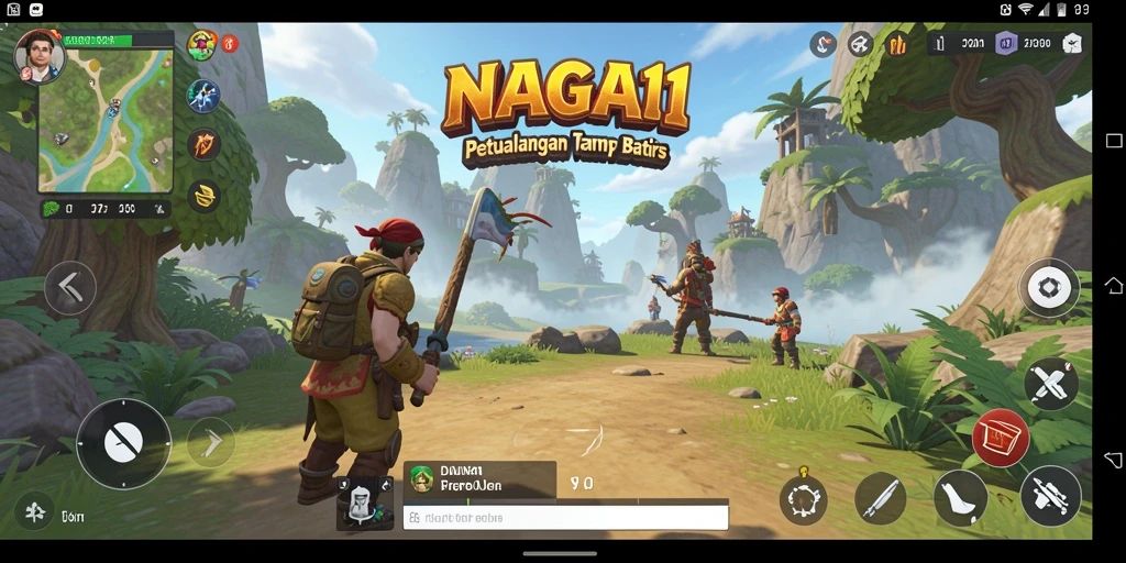 Tampilan screenshot NAGA11 yang menunjukkan keindahan dunia terbuka.