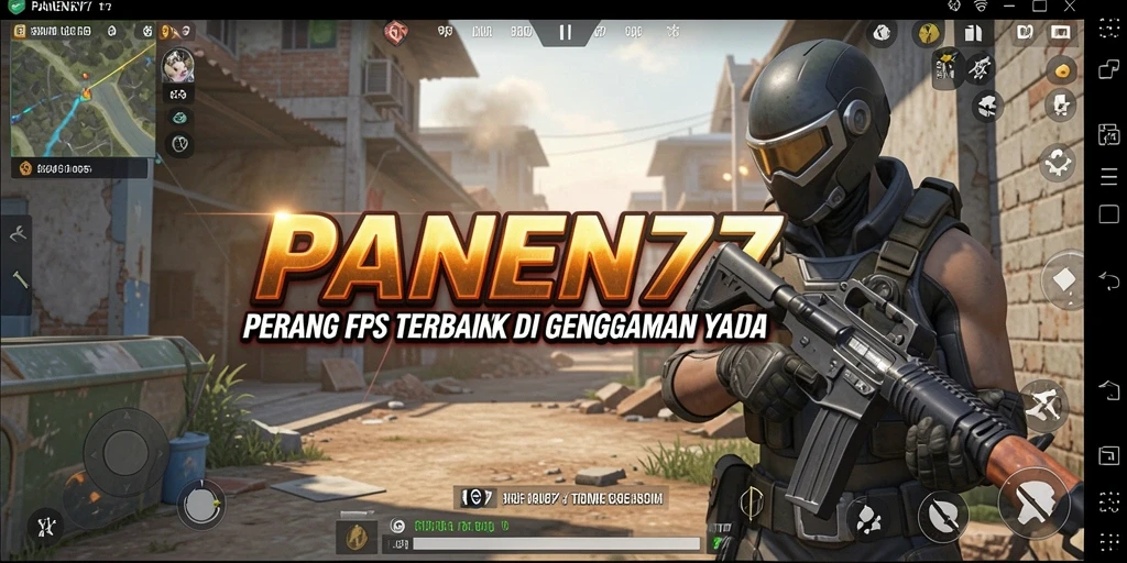 Tampilan aksi seru dalam gameplay PANEN77 yang menantang.