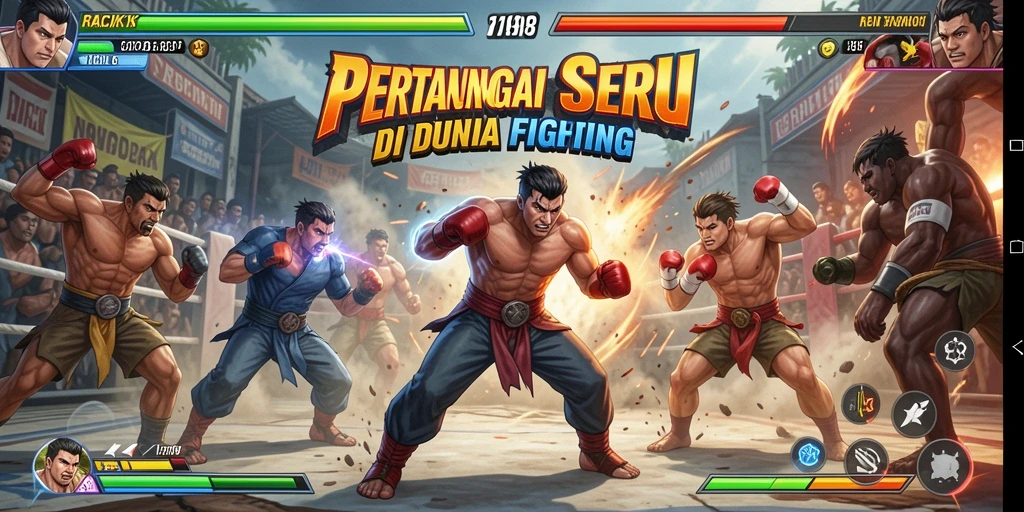 Tampilan screenshot utama RACIK198 menampilkan aksi pertarungan yang menegangkan.