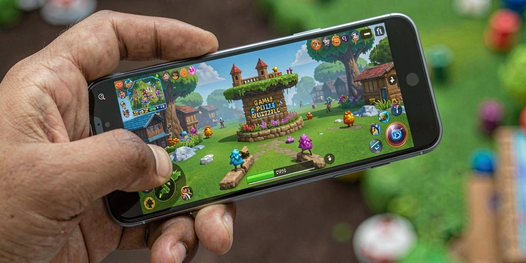 Tampilan gameplay S9S9 yang menantang dan seru.