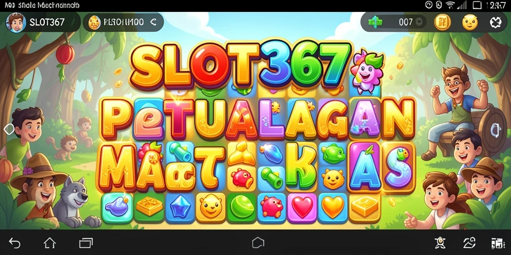 Screenshot menunjukkan gameplay seru dari SLOT367 Match-3.