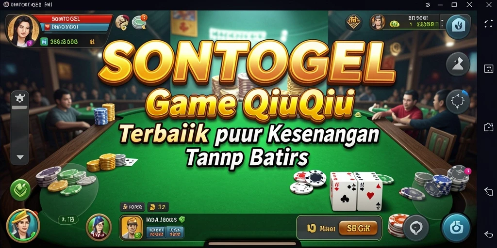 Tampilan gameplay QiuQiu di SONTOGEL yang menarik.