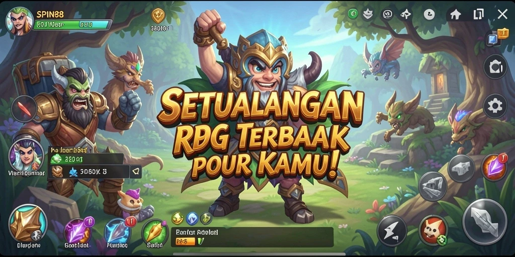Tampilan gameplay RPG SPIN88 yang memukau dan seru.