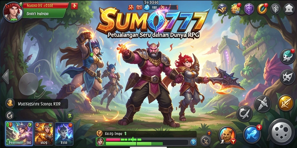 Tampilan gameplay SUMO777 yang seru dan penuh tantangan.