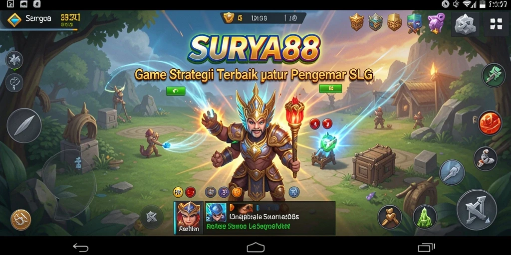 Tangkapan layar gameplay <strong>SURYA88</strong> menunjukkan strategi mendalam dan interaksi sosial yang kaya.