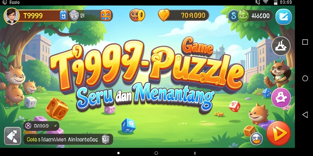 Gameplay menantang dan menarik dari T9999 yang bikin ketagihan.