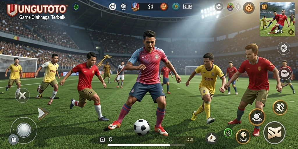 Pengalaman bermain UNGUTOTO yang mendebarkan di lapangan olahraga.