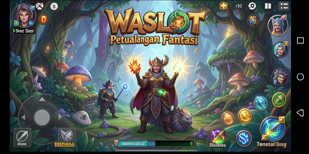 Tampilan gameplay seru dalam petualangan WASLOT.